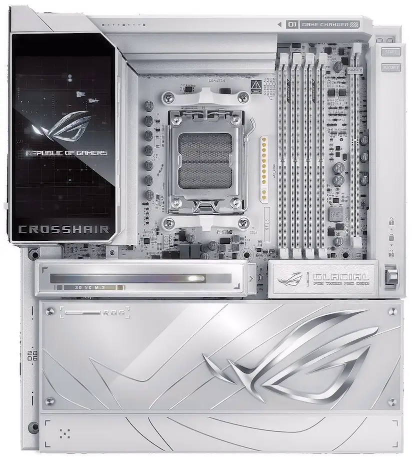 Canillejas PC - Montaje Placa Base ASUS ROG CROSSHAIR X870E GLACIAL Canillejas